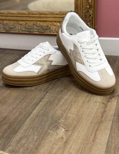 Baskets femme mode compensées...