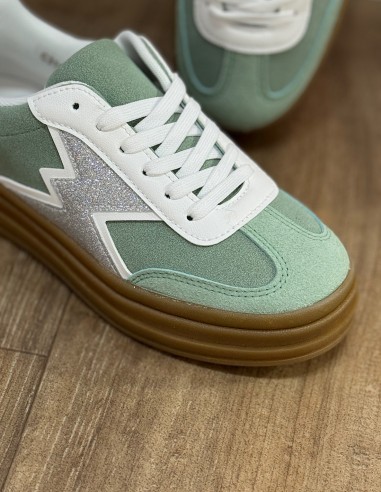 Baskets femme mode compensées...