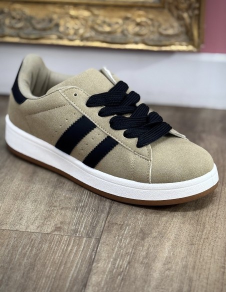 Baskets femme en daim mode streetwear sneakers suédine confortables mode casual sport