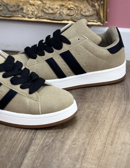 Baskets femme en daim mode streetwear sneakers suédine confortables mode casual sport