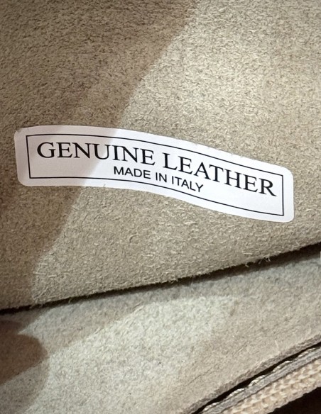 Porte monnaie souple en cuir véritable made in italy - Finition pailletée colorée fermeture zip