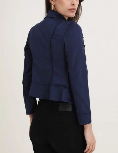 Veste femme en daim coupe perfecto...