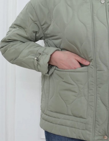 Veste matelassée femme mi saison à...