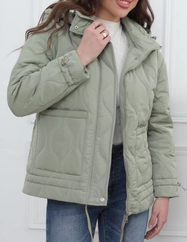 Veste matelassée femme mi saison à...