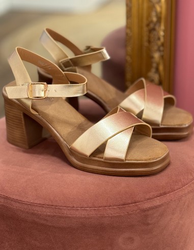 Sandales à talon femme confort à...