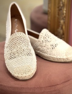 Espadrilles femme dentelle... 2