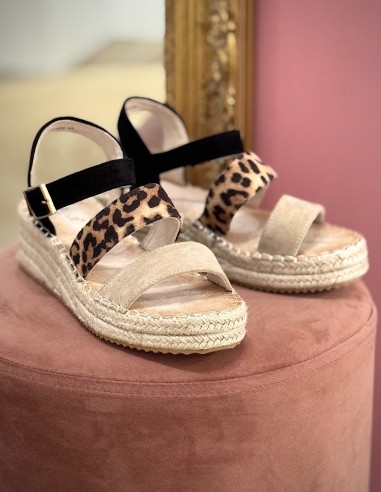 Sandales compensées femme été -...