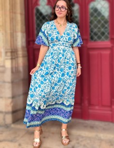 Robe longue bohème chic à... 2
