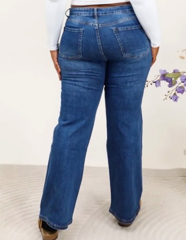 Jean bootcut évasé grande taille...