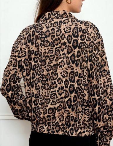 Veste femme mi saison zippée imprimé...