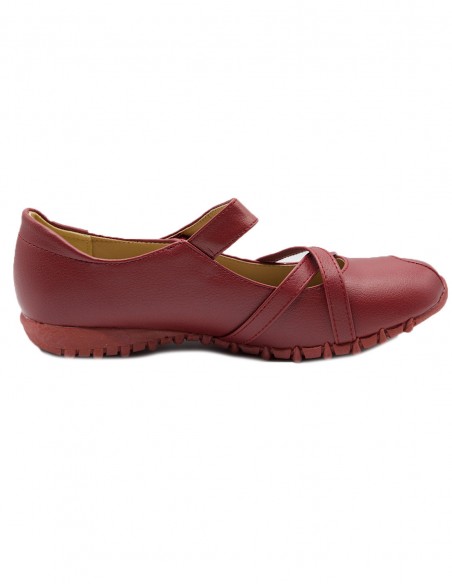 Chaussures Confort Femme Grande Pointure 41-44 style Ballerines Confortables orthopédiques semelle Cuir