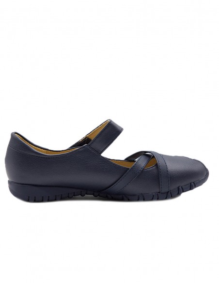 Chaussures Confort Femme Grande Pointure 41-44 style Ballerines Confortables orthopédiques semelle Cuir