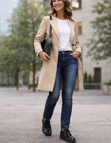 Derbies femme noires vernies -...