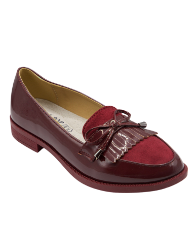 Mocassins Femme en Simili Cuir Verni...