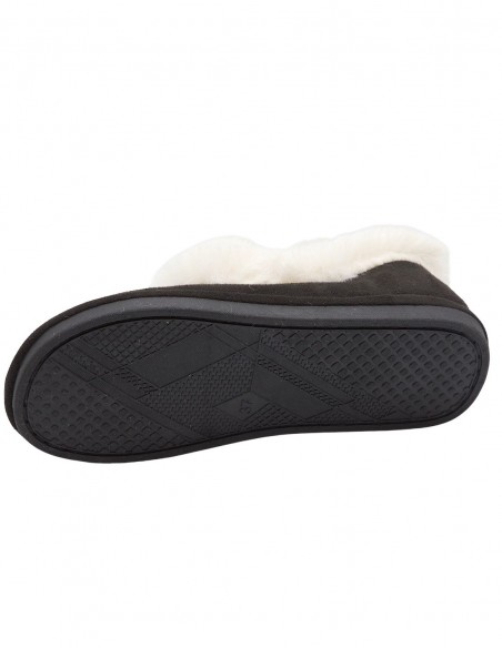 Chaussons fourrure femme chauds en suédine effet peau synthétique hiver tendance