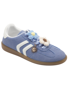 Baskets femme bleu ciel a...