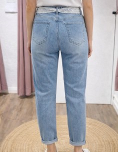 Jean Mom fit femme bleu... 2