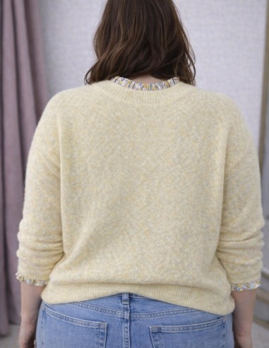 Pull mi-saison femme couleur pastel...