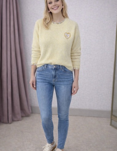 Jean skinny push-up femme taille...