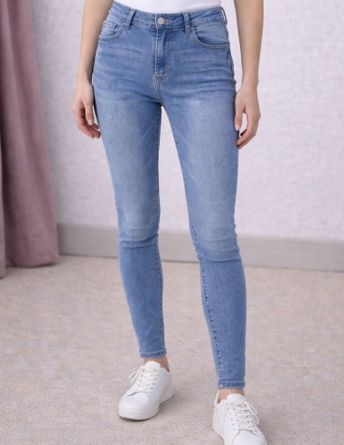Jean skinny push-up femme taille...