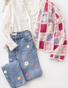 Gilet en crochet femme 100%... 2