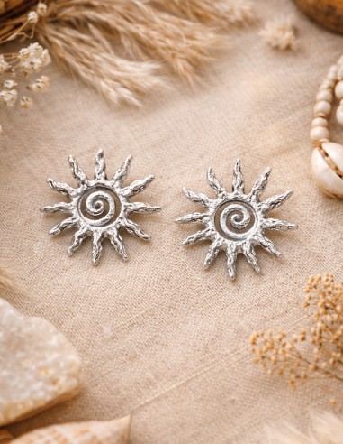 Boucles d'oreilles puces Soleil...