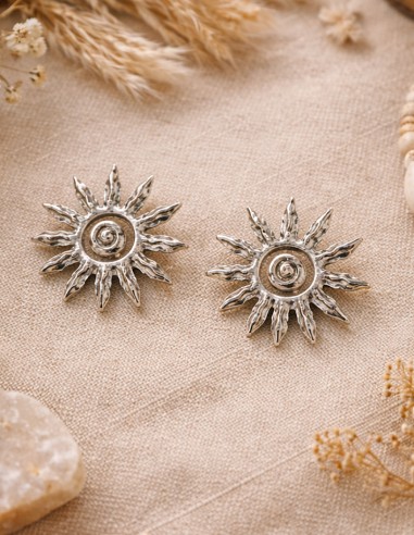 Boucles d'oreilles puces Soleil...