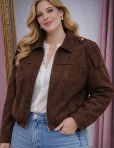 Veste femme en suédine... 2