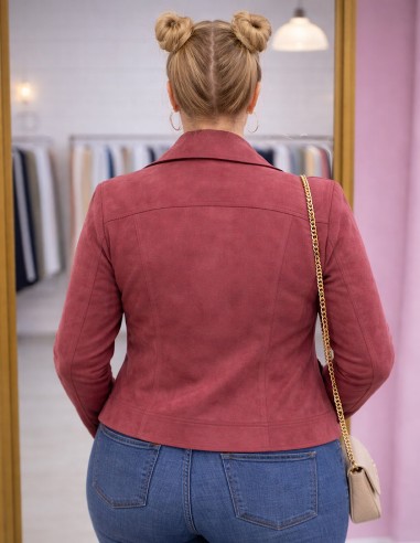 Perfecto Femme Suédine Coupe Courte -...