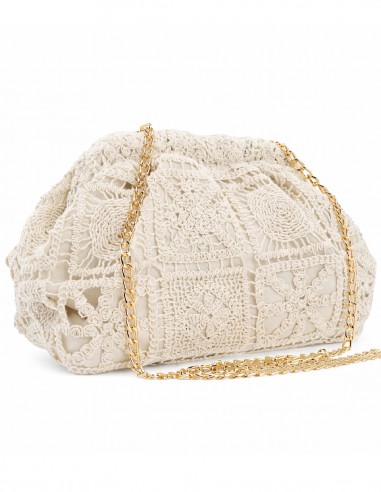 Sac Pochette Bohème en Dentelle...
