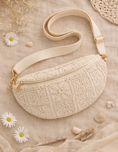 Sac Banane Bohème Chic en Dentelle...