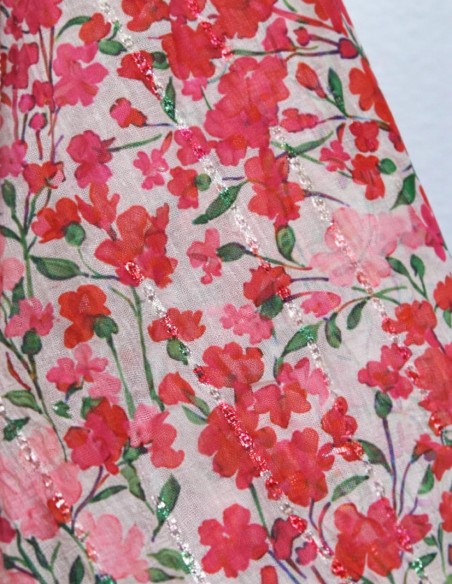 robe longue bohème fleurie robe maxi fluide