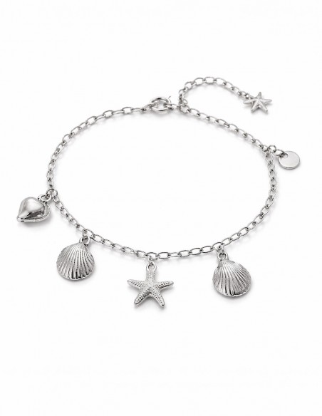 bracelet de cheville coquillage femme bijou plage été