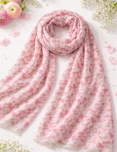 Foulard mode tendance floral 2