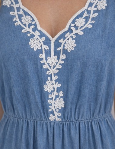 robe midi bohème femme tenue vacances bord de mer