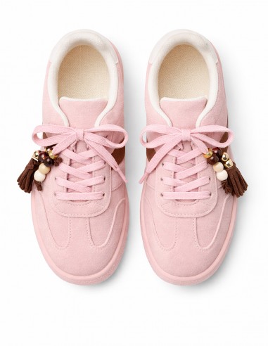 zoom baskets femme finition et matière de qualité