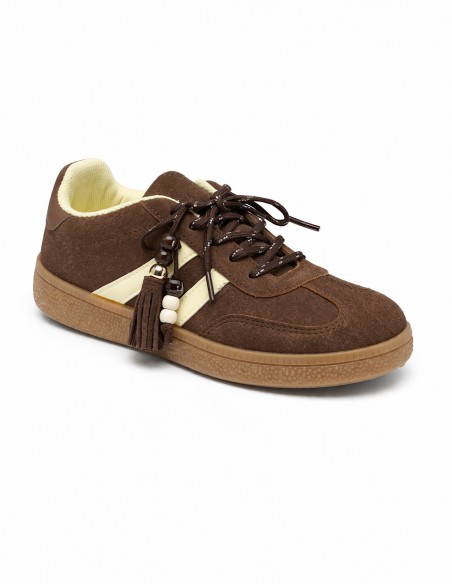 Baskets Femme Tendance Rose ou Marron – Sneakers Chic avec Bijou – Confort & Style – Du 36 au 41