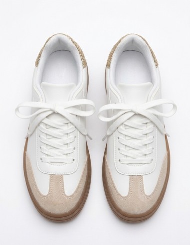 Baskets Blanches Femme Tendance –...