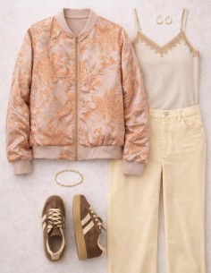 Veste Bomber Femme Satin... 2