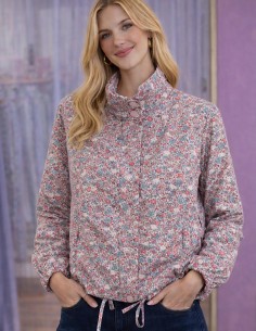 Parka femme mi saison motif liberty veste femme printemps