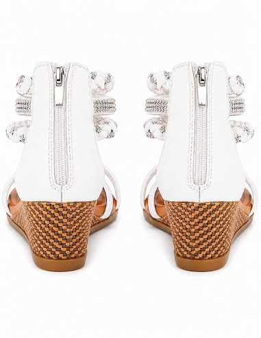 Sandales femme petit talon compensé...