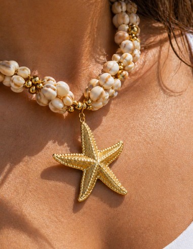 bijoux boheme chic acier inoxydable ete coquillage