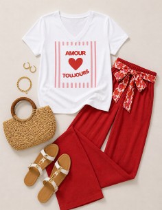 T-shirt Femme Amour... 2