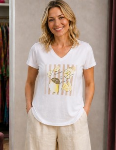T-shirt Femme Citron... 2