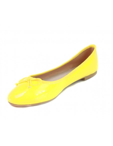 Ballerines vernies jaunes
