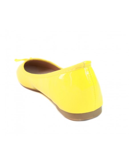 Ballerines vernies jaunes