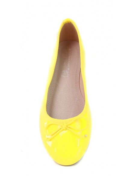Ballerines vernies jaunes
