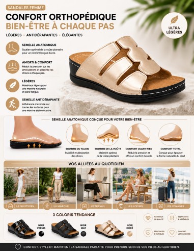 Sandales Femme Confort – Mules...