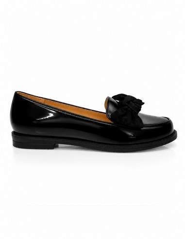Mocassins Femme en Simili Cuir Verni...