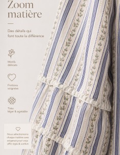 chemisier femme bohème en coton fleuri femme 2